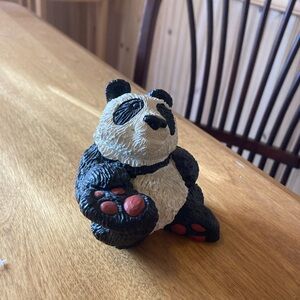 Vintage Don James hand painted panda figure